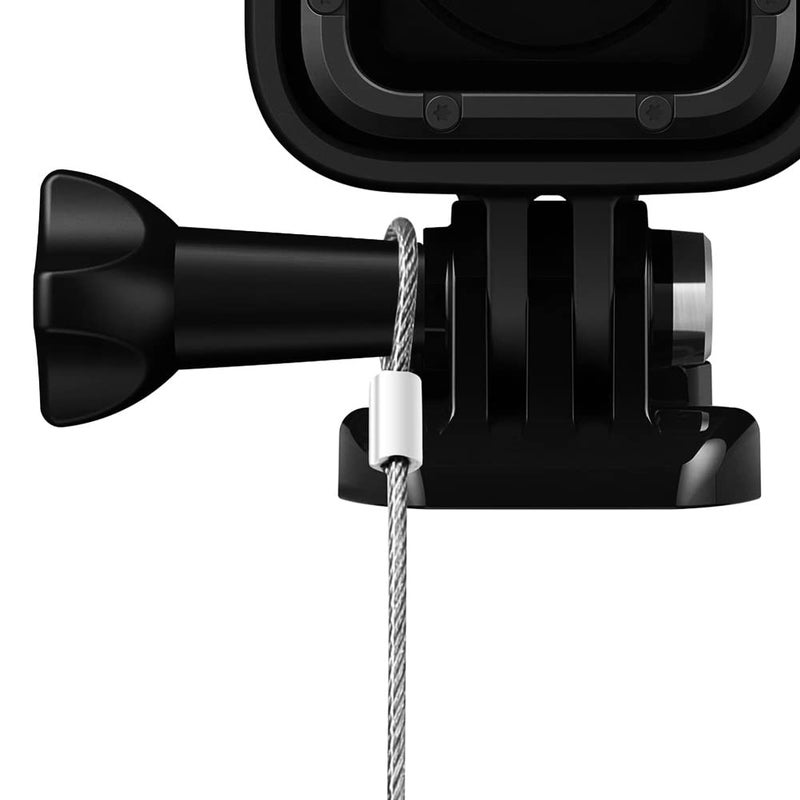 CKANDAY 5 Pack 40 Inch(100cm) Stainless Steel Tethers with 4 Pcs Spring Snap Hook Clips, Steel Wire Cable with Loops Vinyl Cover Coated Short Rope Lanyard Lock Tether Chains, Black - Image 5